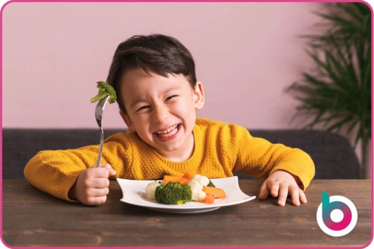 How-healthy-nursery-image-A-child-with-broccoli-on-a-fork