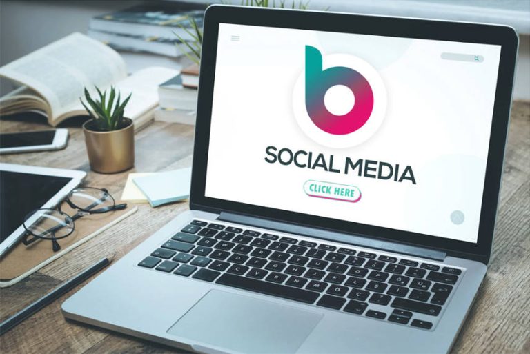 Social-media-audit-Image-1-A-laptop-with-Blossom-on-it