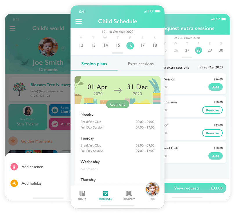 Ovivio Schedule management requesting extra sessions
