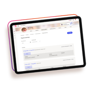 child's booking pattern