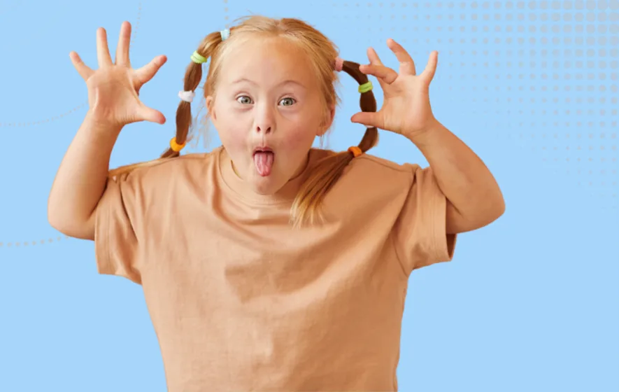 How Ofsted Inspects welfare and wellbeing image - A child making a face at the camera