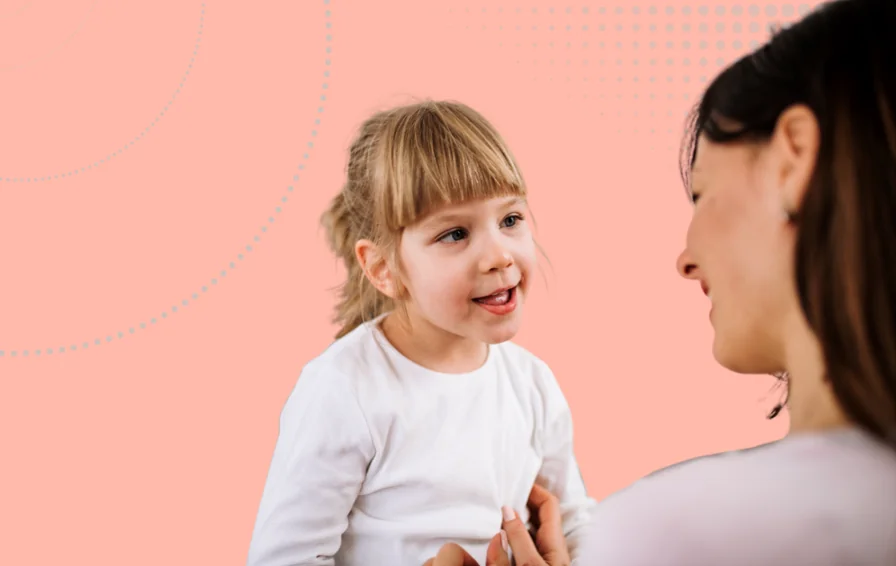 Inclusion outcomes inclusive nurseries image - child talking to adult