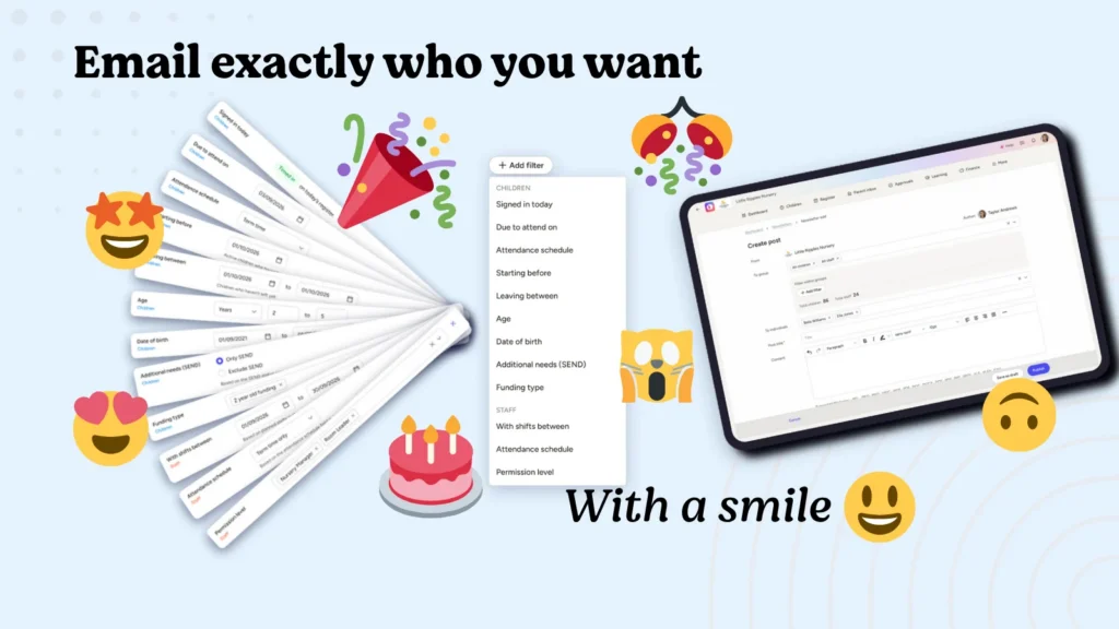 Newsletter filtering and emojis