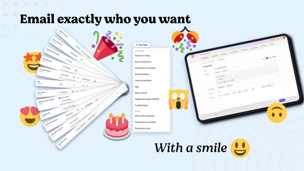 Newsletter filtering and emojis shifted compress